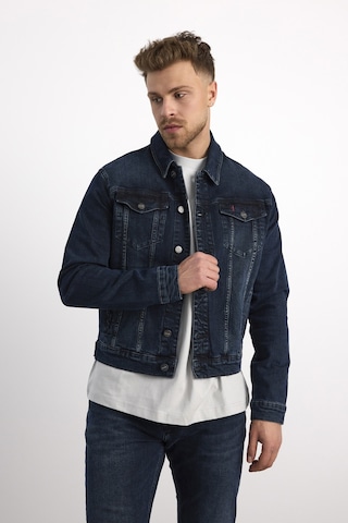 Vigoss Actıon Erkek Battal Denim Ceket B96234-73540 Mavi - Siyah