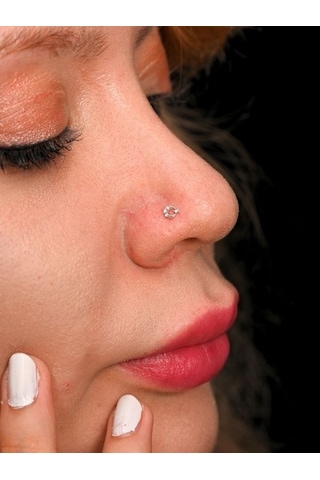 Gümüş Zirkon Taş Ay Yıldız Figür Hızma 925 Ayar Hızma-hızma43 Gümüş