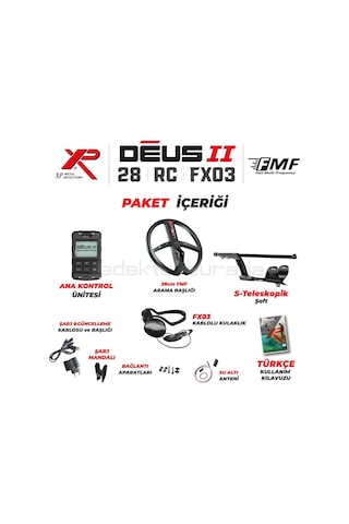 Deus 2 28cm Fmf Başlık,ana Kontrol Ünitesi,fx03 Kulaklık