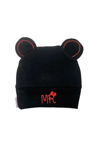 Cramerr Bebek Penye Nakışlı Bere Mini&Miki (Ön Bant Çift Katlı)