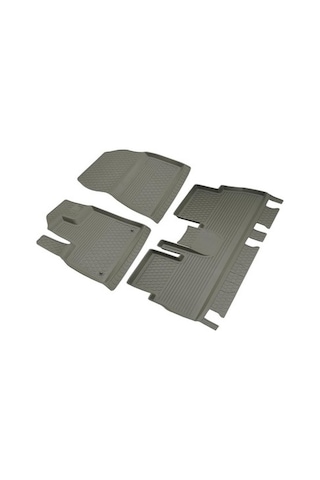 Opel Combo 2019- 4D Paspas Araca Özel Kenar Bariyerli Kauçuk A+ Siyah