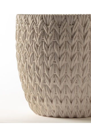 Dolly Saksı - Ekru - 26 Cm 8684427125182 Diğer