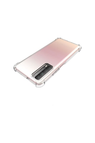 Huawei P Smart 2021 Kılıf Zore Nitro Anti Shock Silikon Renksiz