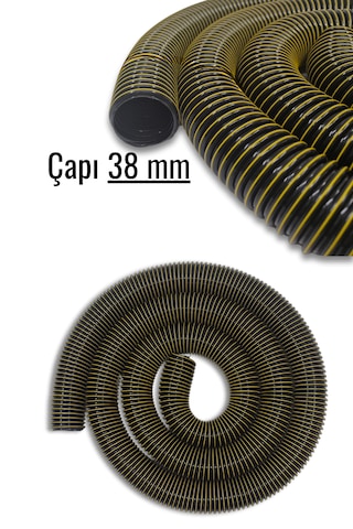 Sanayi Tipi Süpürge Hortumu 3 Metre, Oto Yıkama Süpürge Hortumu