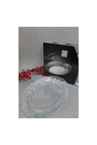 Paşabahçe Aurora Büyük Oval Tabak 33x25 Cm Kutulu Beyazz Çok Renkli
