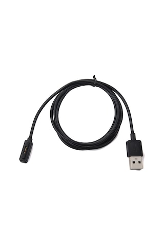 Hombey Asus Zenwatch 2 Nesli İçin Manyetik Şarj Ve Veri Transfer Kablosu 1m Siyah Tpe Materyal