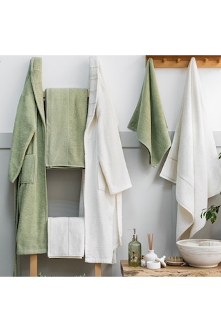 Schafer Home Jadore Banyo Seti 6 Parça-yeşil Yeşil