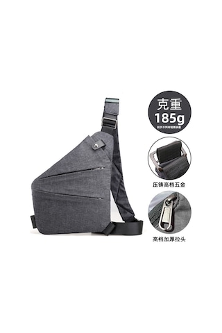 Jeemson Erkekler İçin Gri Askeri Tasarım Çapraz Çantası - Büyük Kapasite, Çok Cüzdanlı, Sağ Omuzlu Sırt Çantası Çok Renkli