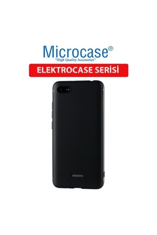 Microcase Xiaomi Redmi 6A Elektrocase Serisi Silikon Kilif + Cam 293002669 - Seçenek / Cam Koruma-Tempered Glass Istemiyorum