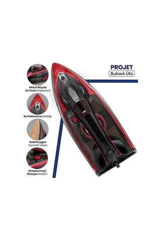 Goldmaster GM-7632 Projet 2600 W Buharlı Ütü