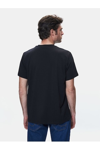Ltb Baskılı Erkek T-shirt 01225842716089 200 - Siyah