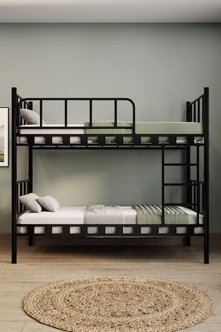 Argimo Zambak Metal Ranza Ve Karyola Siyah 90 X 190