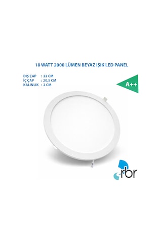 18 Watt Sıva Altı Led Panel Aydınlatma Beyaz Işık Enerji Tasarruflu Sıva Altı, Tavan Armatürü