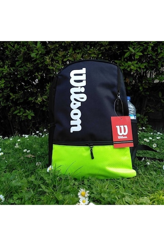 Shopiolog Wilson Fosfor Yeşili Sırt Çantası Unisex Çift Gözlü Çanta Yeşil