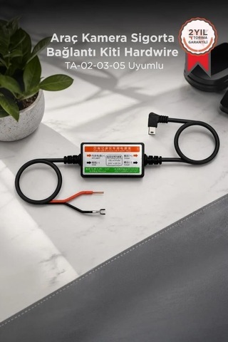Premium Voltaj Otomobil Seyahat Araç Kamera Sigorta Bağlantı Kiti Hardwire Ta-02-03-05 Uyumlu