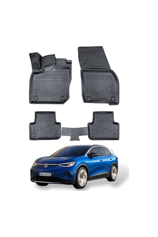 Volkswagen Id4 2024- Uyumlu Araca Özel Lüx 4d Paspas