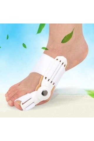 Özel Üretim Pratik Çözüm Sağ Sol Uyumlu Atel Hallux Valgus Kemik Düzeltici Gece Gündüz Ortopedik