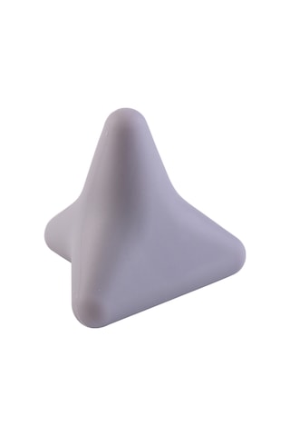 Anjiexun Silikon Masaj Konisi Katı Top Psoas Kas Gevşetme Sırt Ayak Yogası 1 Gri