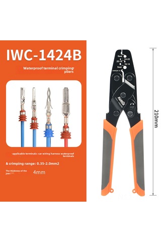 Geeroyoo Güncellenmiş Iwc-1424b Pres Aleti - Molex Ve Tyco Terminal Bağlantıları İçin Dayanıklı Ve Kolay Kullanımlı Pres Takımı