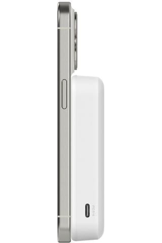 Belkin Bpd008btwt Boostcharge Qi2 15w 10k Magsafe Uyumlu Kablosuz Powerbank Beyaz siyah