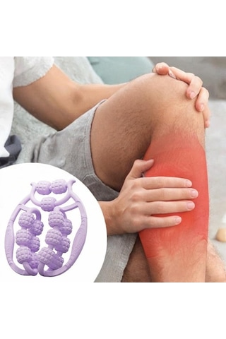 Pazly Uyluk Silindir Mor Masaj Aleti 360 Derece Bacak Egzersiz Homyl Vl Mor