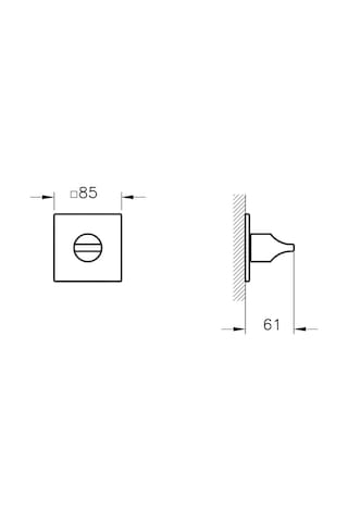 VitrA Suit A4283939 Yönlendirici 3 Yollu Parlak Siyah
