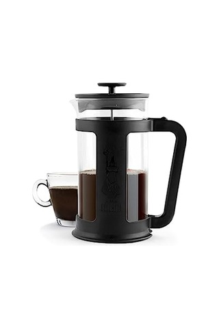 French Press Yaklaşık 350ml Kapasiteli Kahve Hazırlayıcı - Siyah Polipropilen Gövde - Bulaşık Makinesinde Yıkan Çok Renkli