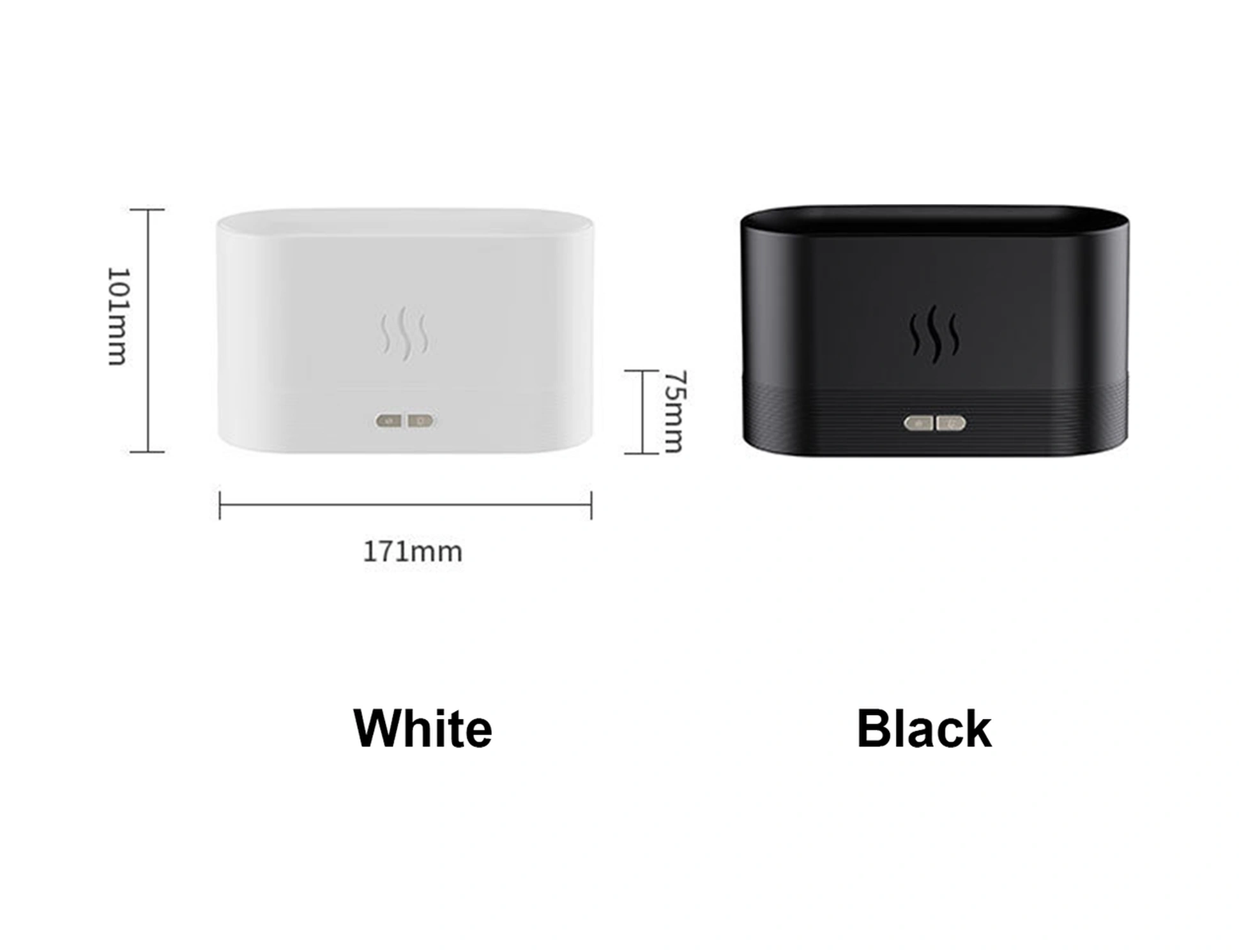 Xindoker Beyaz Ev Ofis Kullanıma Uygun 180ml Hava Nemlendirici Aroma Dağıtıcı Simülasyon Alev Işıklı Koku Makinesi