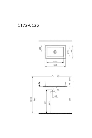 Bocchi Vessel Tezgah Üstü Lavabo Mat Gri - 1172-006-0125 Mat Gri