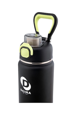Daima Keep Go 750 Ml 12 Saat Sıcak 24 Saat Soğuk Siyah Termos Siyah