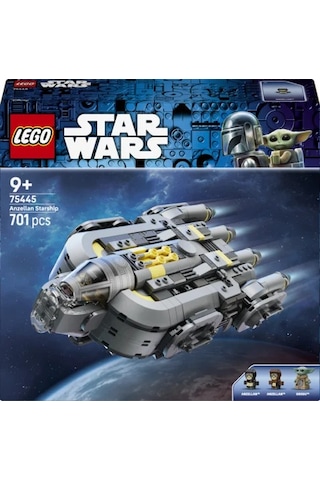 LEGO® Star Wars: Mandalorian ve Grogu™ Anzellan Starship’i 75445 - 9 Yaş ve Üzeri Çocuklar için Yaratıcı Oyuncak Yapım Seti (701 Parça)