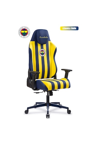 Fanchair X Fenerbahçe Çubuklu Lisanslı Oyuncu Koltuğu-33 Sarı