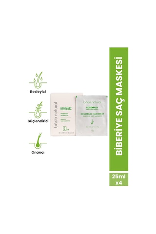Bade Natural Biberiye Saç Maskesi 4 x 25 ML