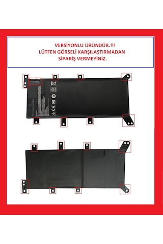 Notebook Batarya - C21n1347 - Asus K555ub-xo099t Muadili İle Uyumlu, Görsel Teyit Ediniz