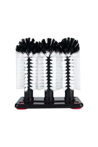 3'lü Vakumlu Cam Temizleme Fırçası Seti