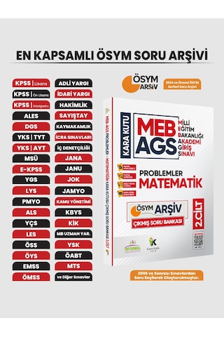 Meb Ags Matematik Kara Kutu 2.cilt En Kapsamlı Ösym Çıkmış Soru B