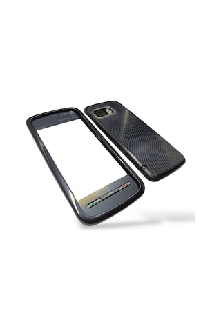 Nokia 5800 Kapak Nokia 5800 Uyumlu Siyah Ön Kapak Arka Kapak Tuş