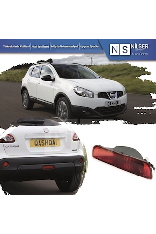 Nissan Qashqai Arka Tampon Sis Lambası Reflektör 2007-2013 Duysuz