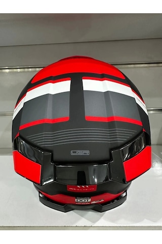 Mt Helmets Mt Thunder 4 Sv R25 B5 Motosiklet Kaskı Mat Siyah - Kırmızı