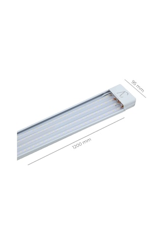 100w Beyaz Kristal Led Bant Armatür 6500k Beyaz Işık Beyaz