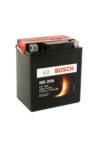 Bosch 6 Ah M6006 Ytx7l-bs Motosiklet Aküsü
