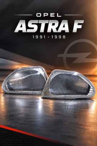 Opel Astra F Ön Sinyal Takımı Beyaz Sağ+sol Opel Astra F Ön Sinyal Takımı Beyaz Sağ+sol