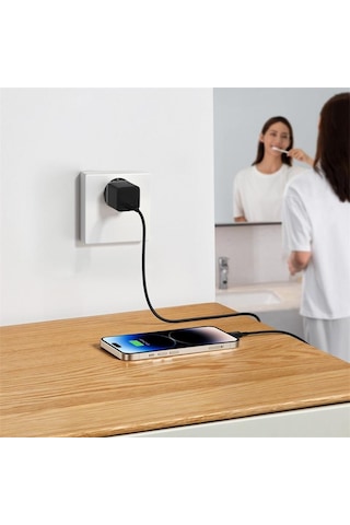Baseus Gan5 Type-C PD 20 W Hızlı Şarj Cihazı Beyaz