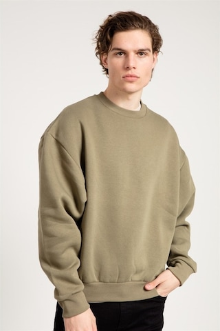 Jahr Marc Basic Oversize Haki Erkek Sweatshirt Haki