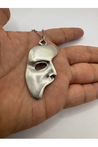 The Phantom Of The Opera Unisex Kolye 60 Cm Zincirli, Maske Figürlü Sanatsal Tasarım Çok renkli