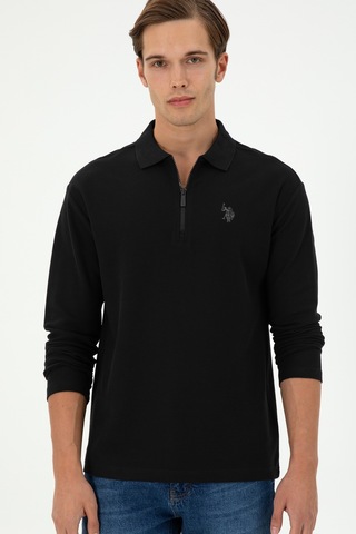 U.s. Polo Assn. Erkek Siyah Sweatshirt 50293413-vr046 Siyah