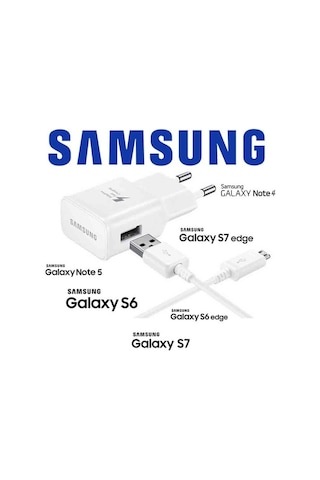 Senalstore Samsung S6 S7 Edge Note 4 Note 5 Uyumlu Hızlı Şarj Cihazı Şarj Aleti