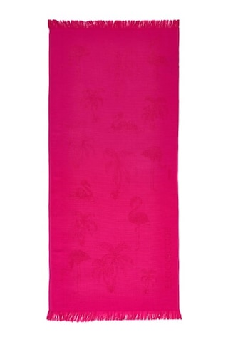 Plaj Havlusu Peşkır Zaplazu Fuşya Kadın 150x71