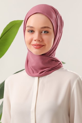 Melodi Scarf Tesettür Penye Şal Gül Kurusu Gül Kurusu