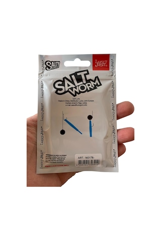 Lucky John Salt Worm 4.1cm Lrf Silikonu 12'li Paket